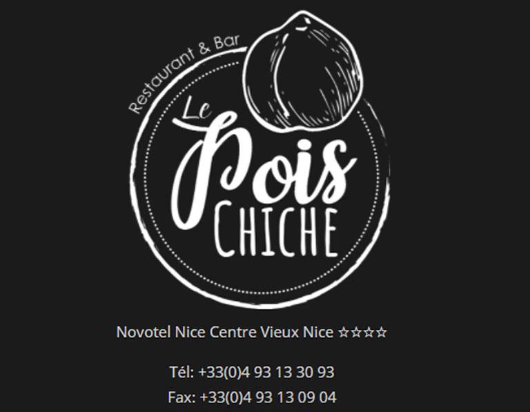 Site Restaurant Le Pois Chiche à Nice